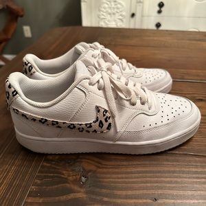 Nike Air Force One Sneaker with Leopard Sz 10
